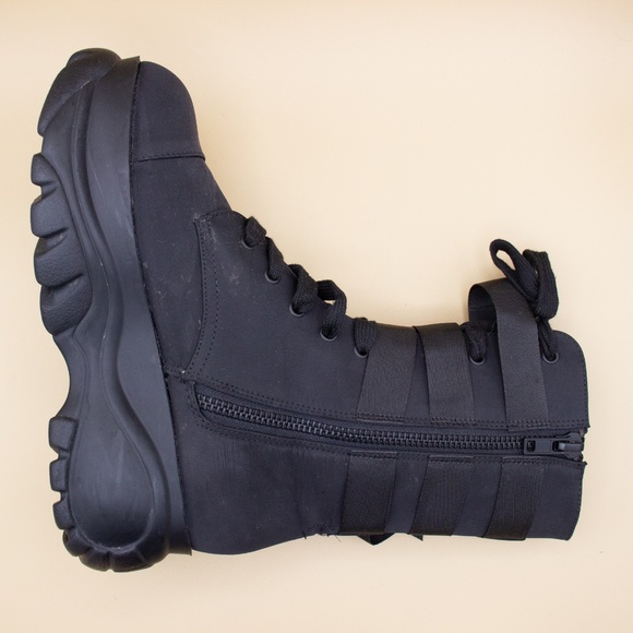 Poster GRL Mad Hustle Pocket Combat Boots by Dolls Kill Women's Size 9 - Picture 7 of 9